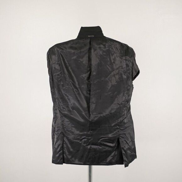 Calvin Klein Black Wool Peak Label 2 Button Blazer / Suit Jacket 40R Tagged 44L - Picture 13 of 13